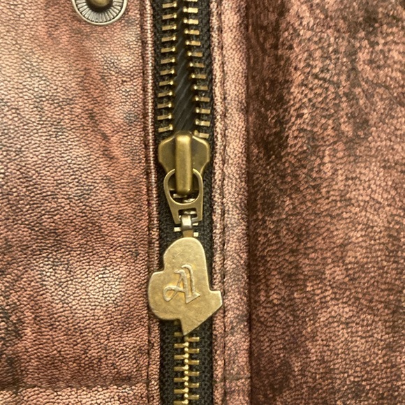 Rare only one on internet-Men’s Puffer Brown Leather Vest with hood Al Safwan - Picture 7 of 10